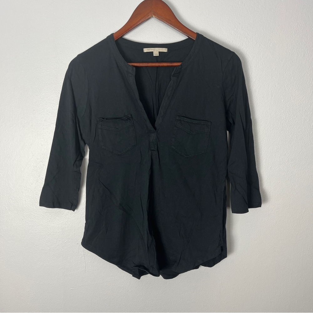 Gap 3/4 sleeve navy tshirt - Picture 1 of 5